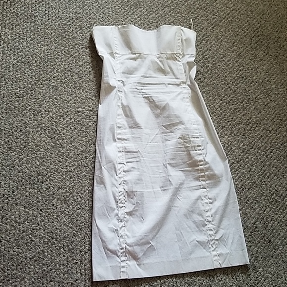 Prada white strapless dress Clearance